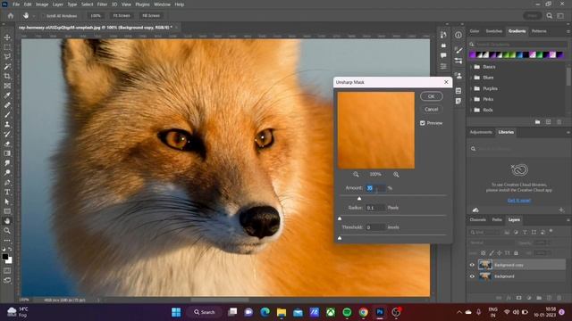 Sharpen Image using Photoshop Hidden Feature - Unsharp Mask смотреть онлайн
