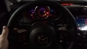 Работа подрулевых лепестков Mazda CX-7.