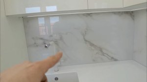 Обзор фартука кухни из Леруа Мерлен.
