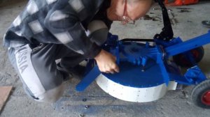 самодельная газонокосилка часть 2