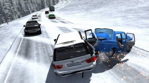 BeamNG Drive - Реалистичные автомобильные аварии и погони и ДТП. Бимка.