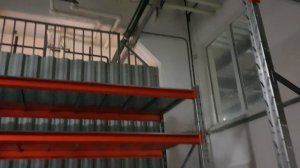 Стеллажи Оптима с металлическим настилом