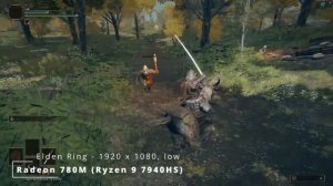 Can I play Elden Ring (PC) with no graphics card? (Radeon 780M)