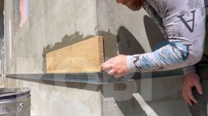 Монтаж гибкой доски под покраску.