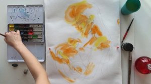 Техника рисования "Акварель по-сырому"