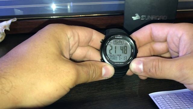 Рыболовные часы Sunroad fr720, Sunroad fr861. Часы для рыбалки с AliExpress. смотреть онлайн