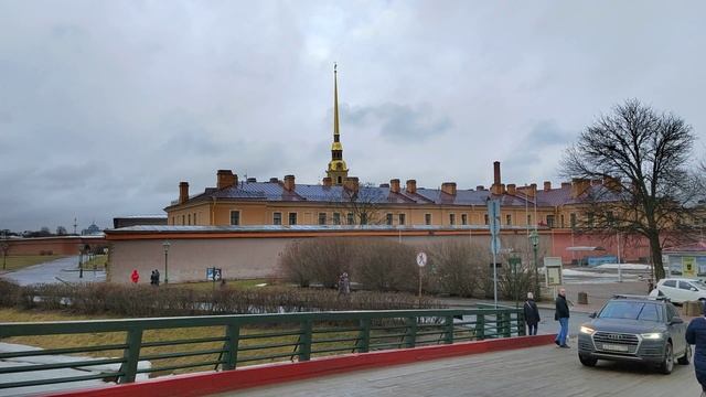 Санкт-Петербург. Петропавловская крепость и Петроградка. 25 марта 2023 года