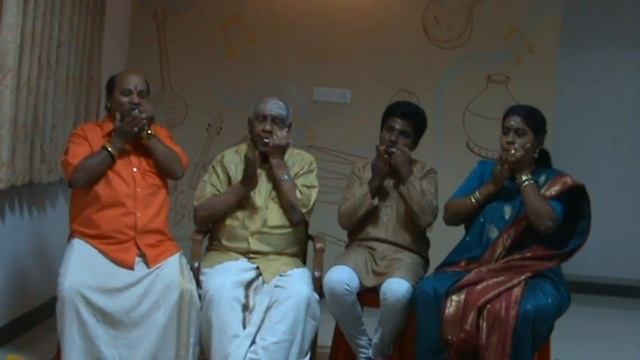 Morsing Bhimachar with son, daughter and grand son смотреть онлайн