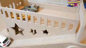 Огромный Гараж для Машинок Автомобильная парковка из дерева Car Toys for kids