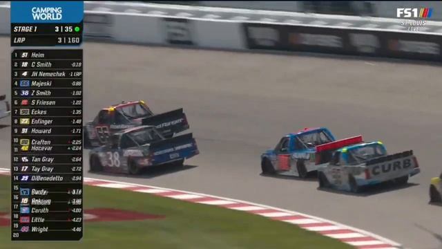FIRST LAPS OF RACE - 2022 TOYOTA 200 NASCAR TRUCK SERIES AT WWT RACEWAY смотреть онлайн