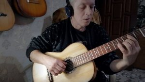 Клен ты мой опавший. Семиструнная гитара. Russian 7 string guitar.