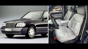 Mercedes W140 Кабан - реставрация, перешив и перетяжка салона