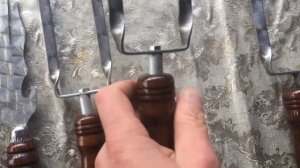 Шампура с деревянной ручкой