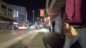 WALKING THE FILTHY STREETS OF THE BRONX AT NIGHT