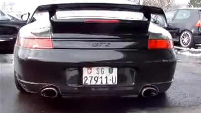 Porsche 911 996 GT2 with Milltek exhaust fitted смотреть онлайн
