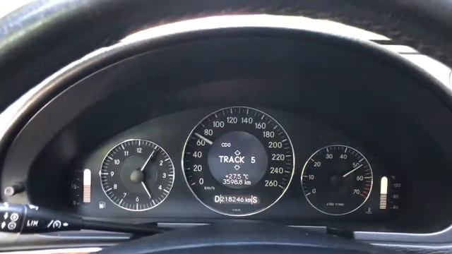 Mercedes W211 E280 acceleration смотреть онлайн
