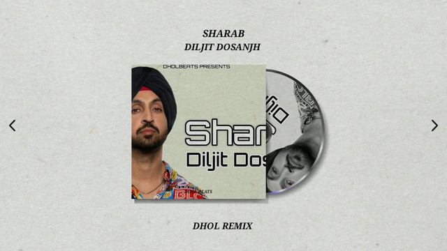 Sharab l Dhol Remix l Diljit Dosanjh l Dhol Beats l Sunday special l Latest Punjabi Song 2023