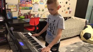 «Розовый вечер» - на синтезаторе