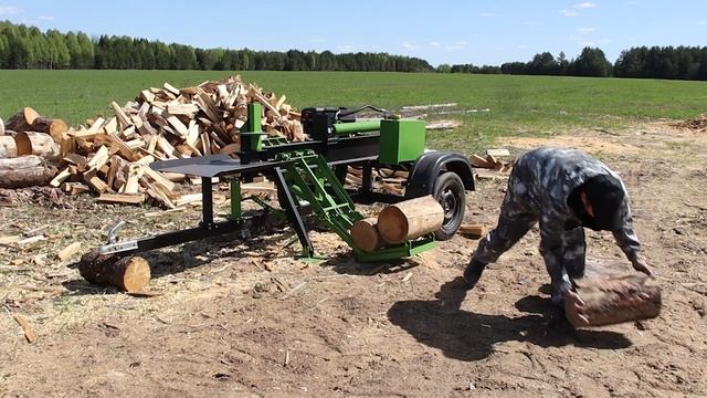 Дровокол гидравлический «Дровосек» мод. ДГП500 смотреть онлайн