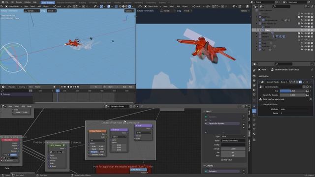 Blender Anime - Itano circus (Only for Geometry Nodes 3.0) смотреть онлайн
