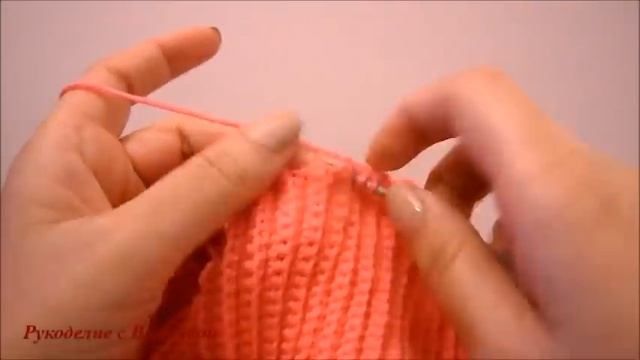 Манишка и шапочка крючком.Часть №1 Манишка