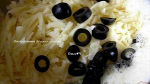 Сырные булочки с маслинами и кунжутом