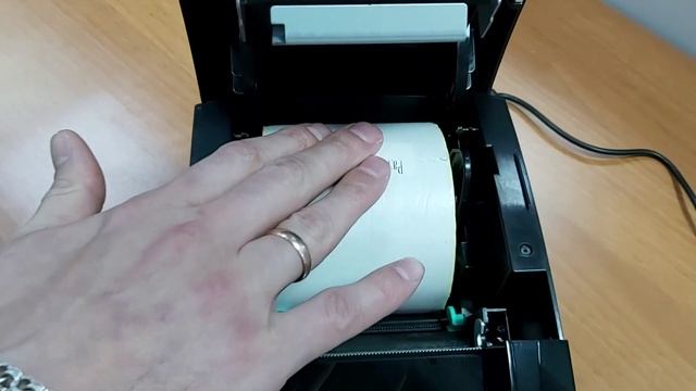 Как правильно заправить этикетки для Озона в принтер FORT FT-365B смотреть онлайн