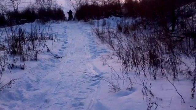 Самодельный снегоход поездка по озеру смотреть онлайн