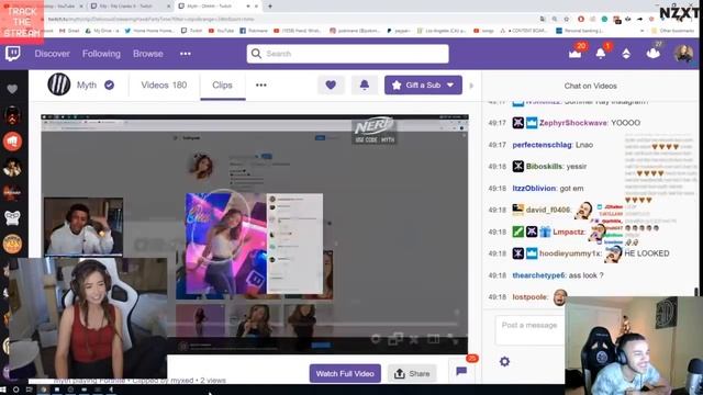 Hamlinz Reacts to Pokimane Reacting to Myth EYE TRACKING Her!! смотреть онлайн