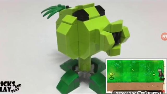 Lego самоделки по игре растения против зомби. смотреть онлайн