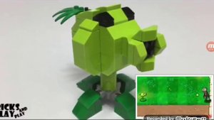 Lego самоделки по игре растения против зомби.