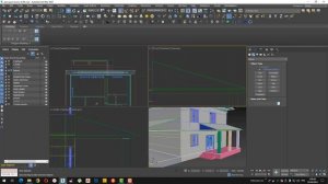 3ds MAX СТРОИМ ДОМ  Урок 26 Работа над фасадом