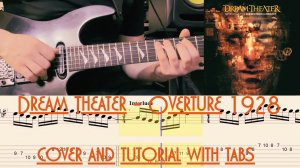 Dream Theater - Overture 1928 | cover and tutorial with tabs