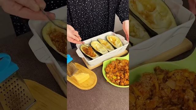 Фаршированные Баклажаны в духовке
