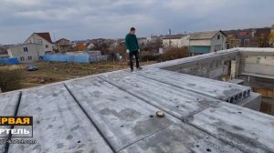 Строительство двухэтажного дома. Дом из пенобетонных мегаблоков