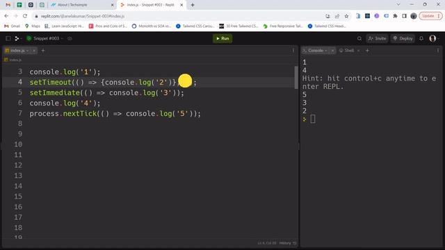 #005 JavaScript Interview Questions | Event loop | | Techsimple