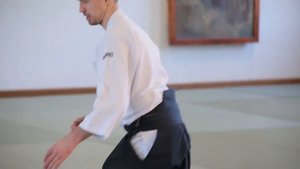 айкидо. безопасные падения. хорошее упражнение для самоконтроля!