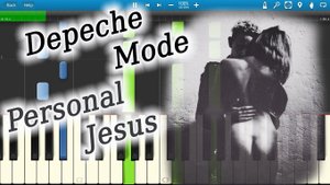 Depeche Mode - Personal Jesus [Piano Tutorial] Synthesia