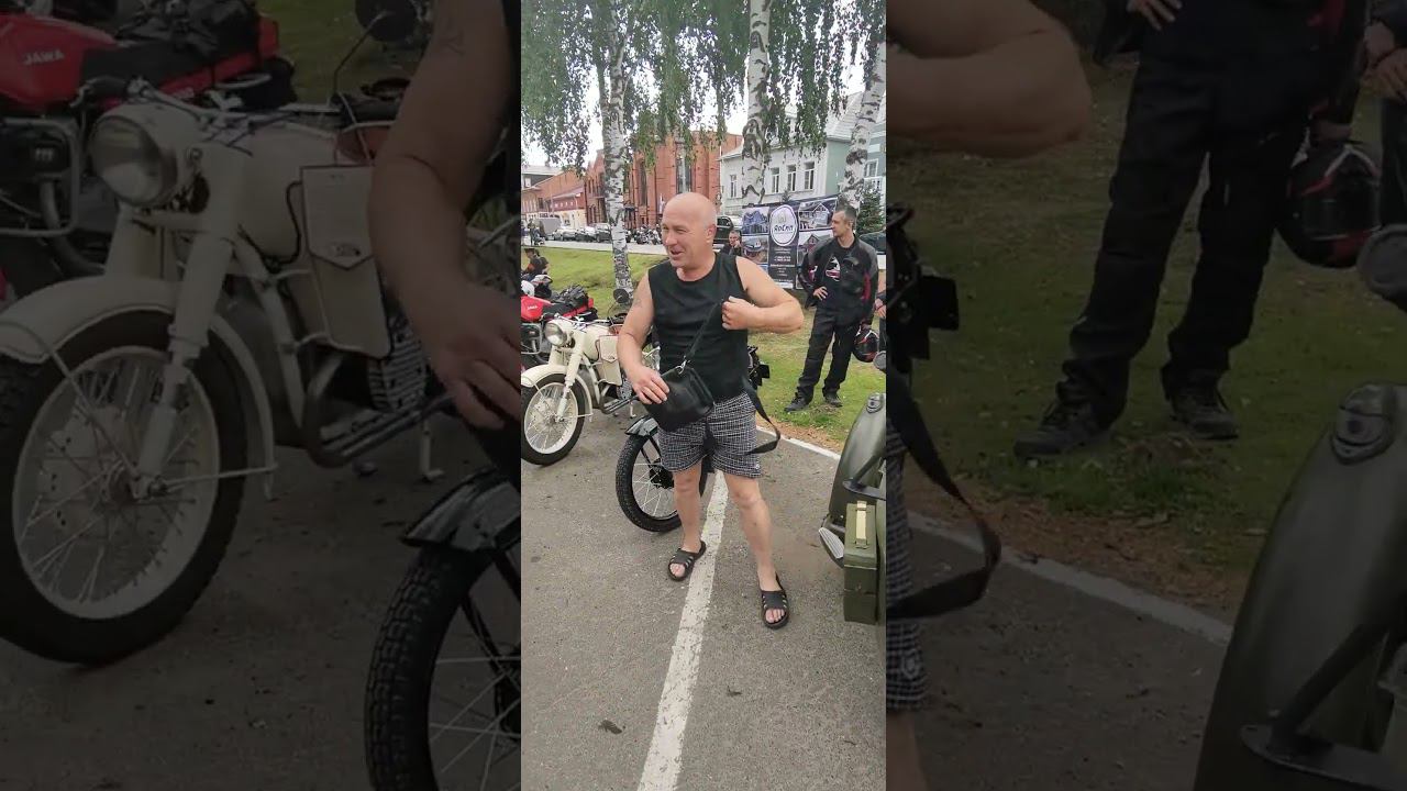 Ретро мото шоу. Вятское. Ярославская область. Мото Ярославль. Retro motorcycle show.