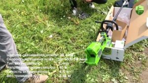 Покос борщевика. Тест аккумуляторного триммера Greenworks GD40BC