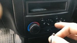 Установка алюминиевых регуляторов печки на Авео Т200