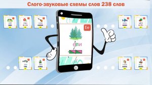 Схема слова Ели . Приложение Android на смартфон "1 Класс. Схемы слов" (238 слов)