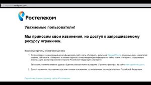 Доступ к запрашиваемому ресурсу ограничен