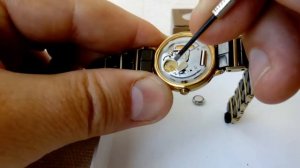 Замена батарейки в часах, механизм RONDA/Battery In Ronda mechanism