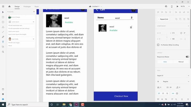 How to Create CART Page in Adobe XD - PART 9 смотреть онлайн