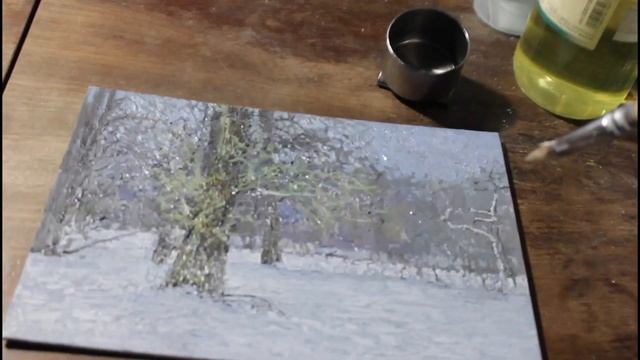 Покрытие лаком масляной живописи смотреть онлайн