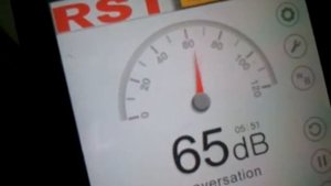 Замер уровня шума в стиральной машинке LG ременная передача