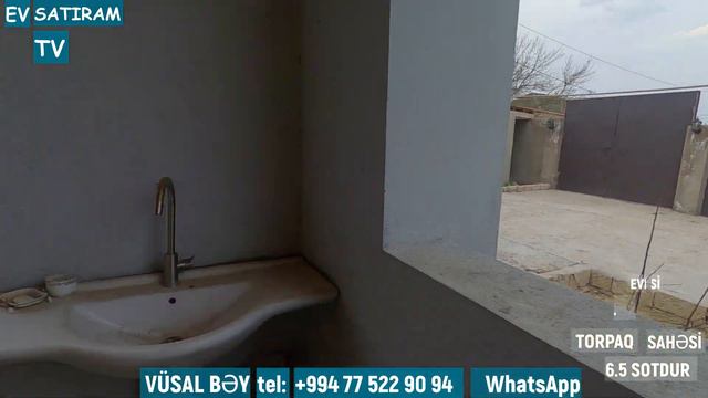 NOVXANIDA, 105 000 AZN EV SATILIR 6.5 SOTDA /Недвижимость в Баку / EV SATIRAM TV/ bag evleri смотреть онлайн
