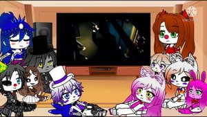 Fnaf SL crew Reacts to Transformers Frenzy Hacking Scene (Gacha Club Au)