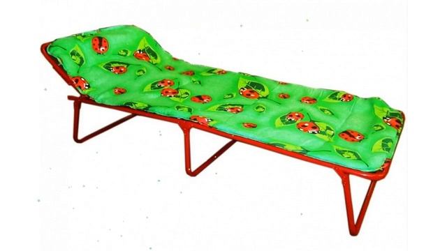 Кровать раскладная детская Юниор с матрасом (Ольса) обзор с89м производитель OLSA (Беларусь) смотреть онлайн